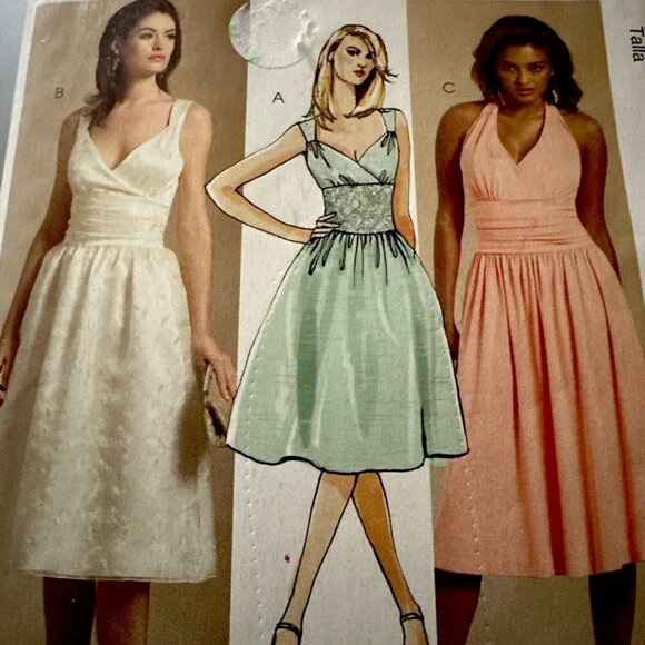 McCalls MP244 Evening Dress Size 4-12 Sewing Pattern Formal Cocktail Elegance Un - Picture 2 of 4